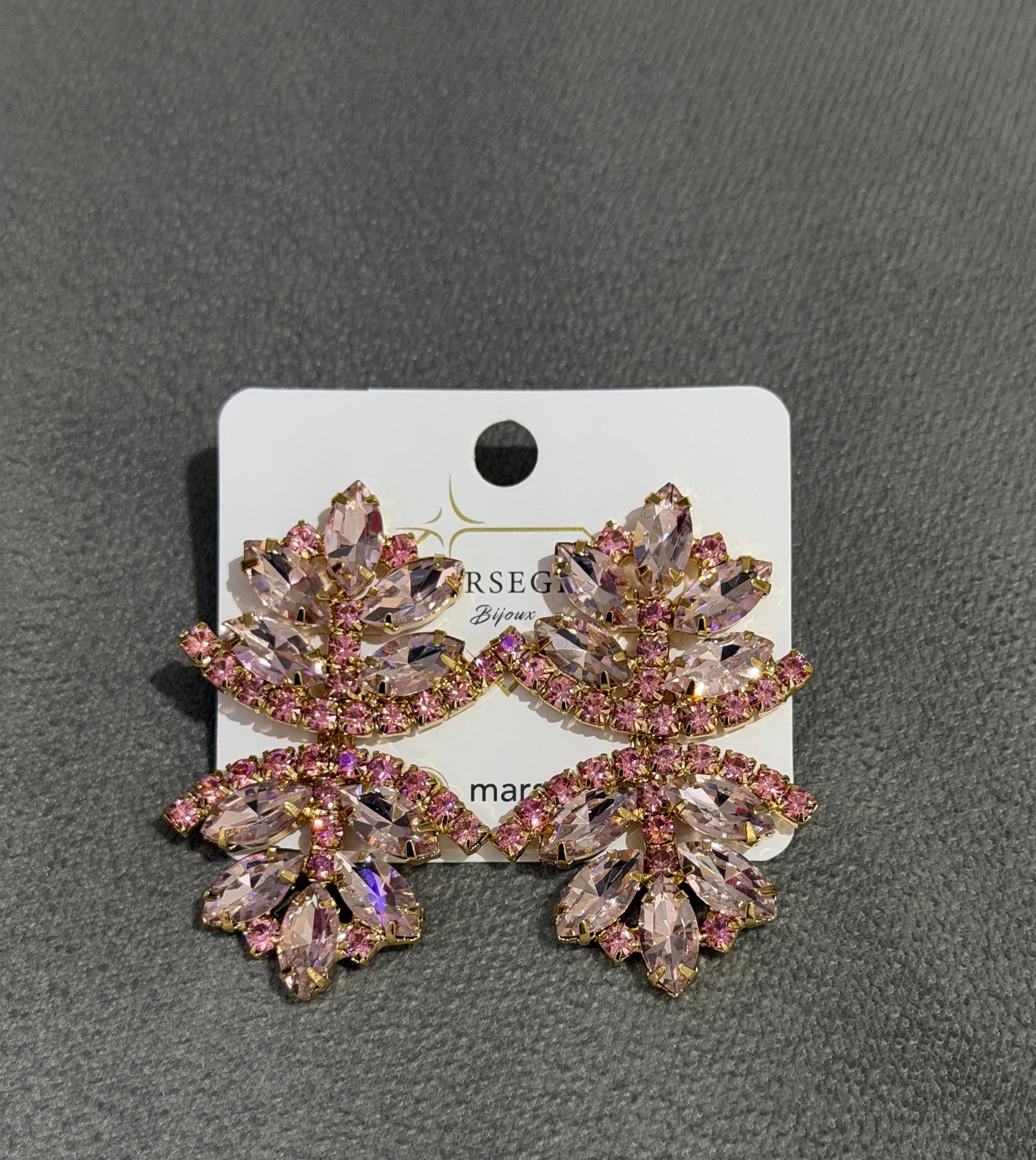 ORECCHINI FASHION ROSA