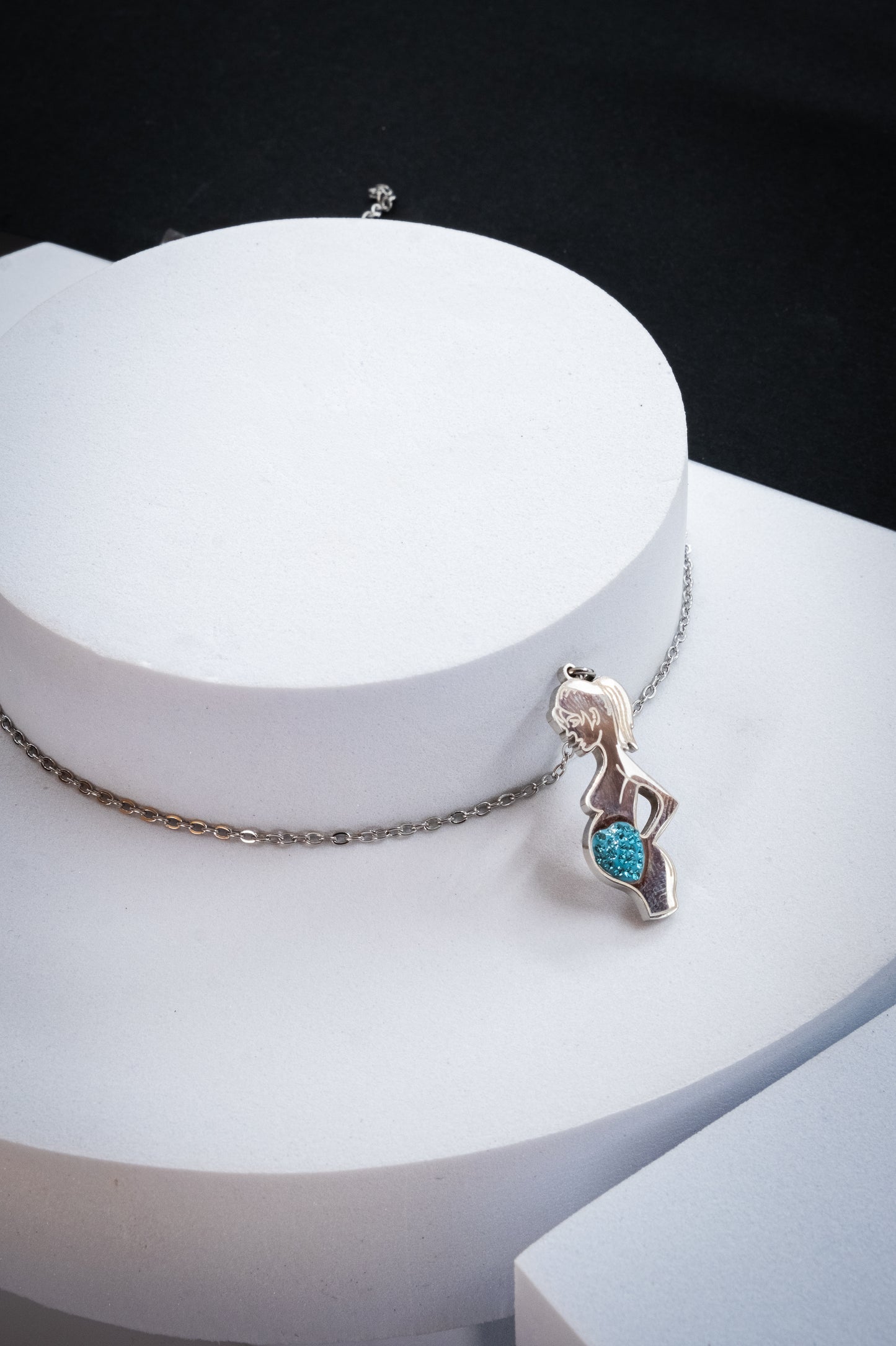 COLLANA GRAVIDANZA BOY ARGENTO