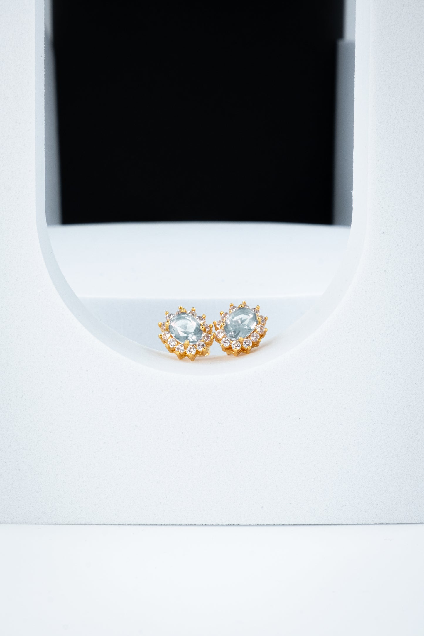 ORECCHINI KATE ORO & BIANCO