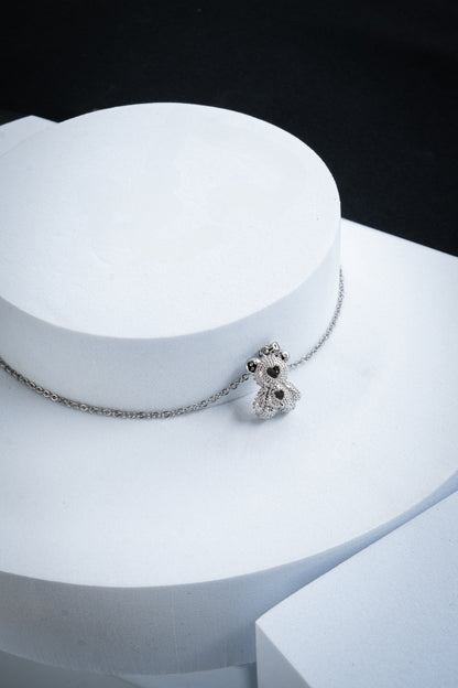 COLLANA TEDDY ARGENTO