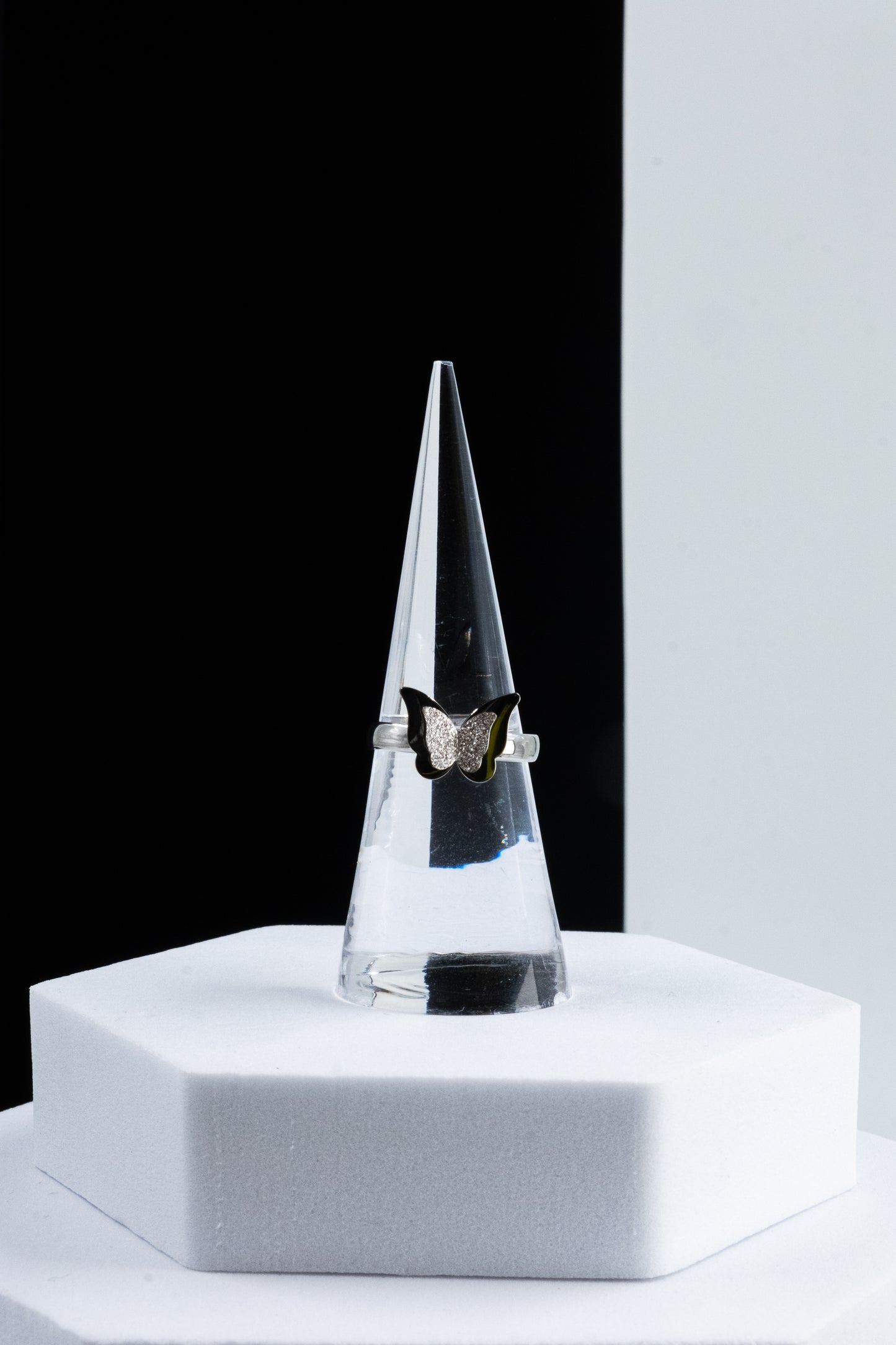 ANELLO FARFALLA 3D ARGENTO