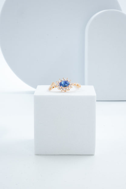 Completo "Kate" 4 pezzi: Oro e Blu
