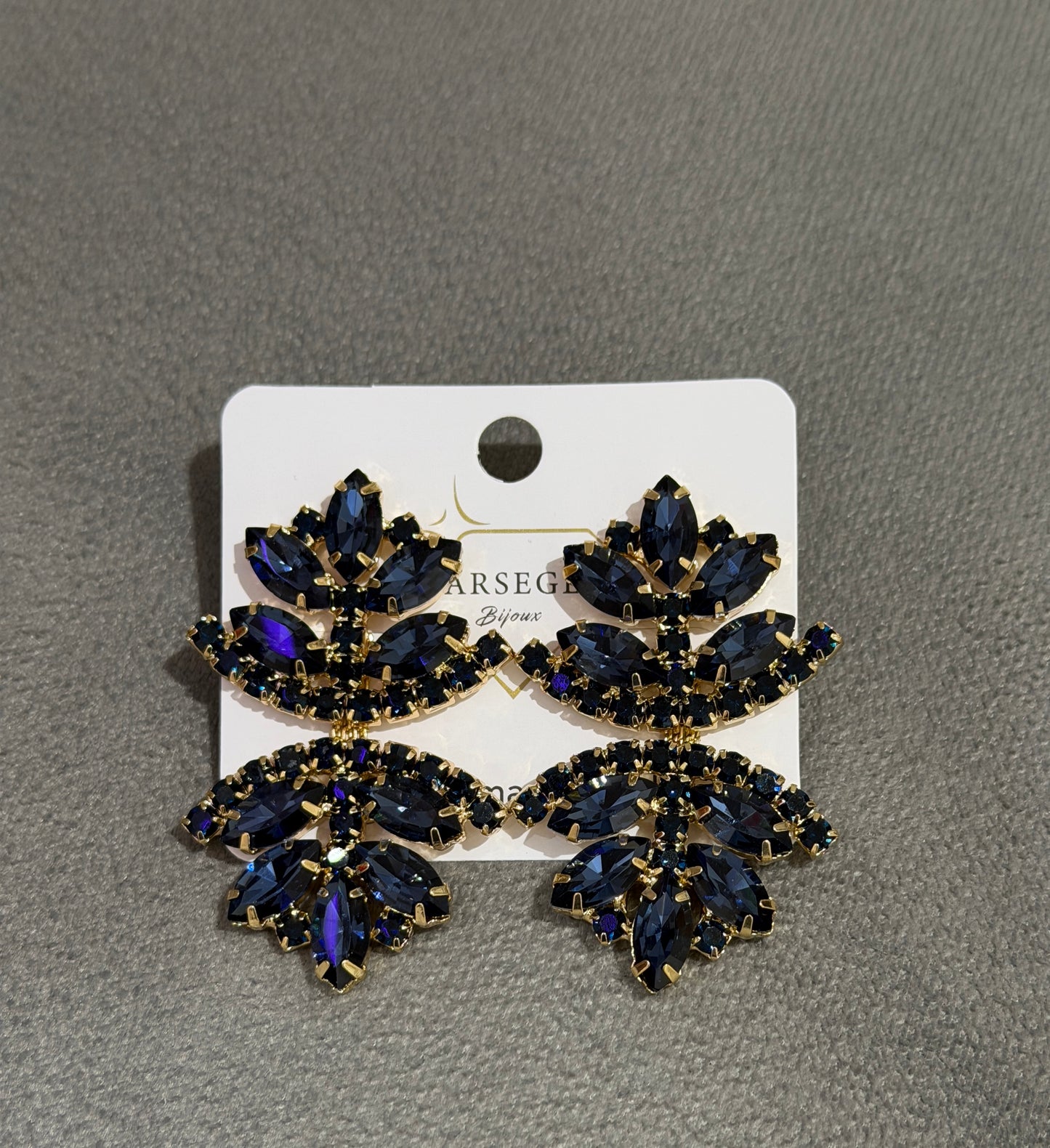 ORECCHINI FASHION BLU NOTTE
