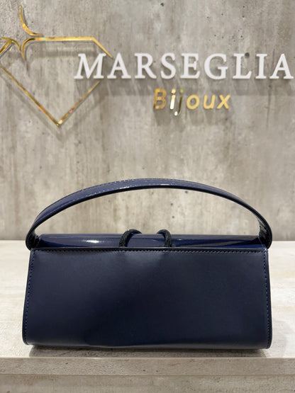 POCHETTE BIMATERIALE BLU NOTTE