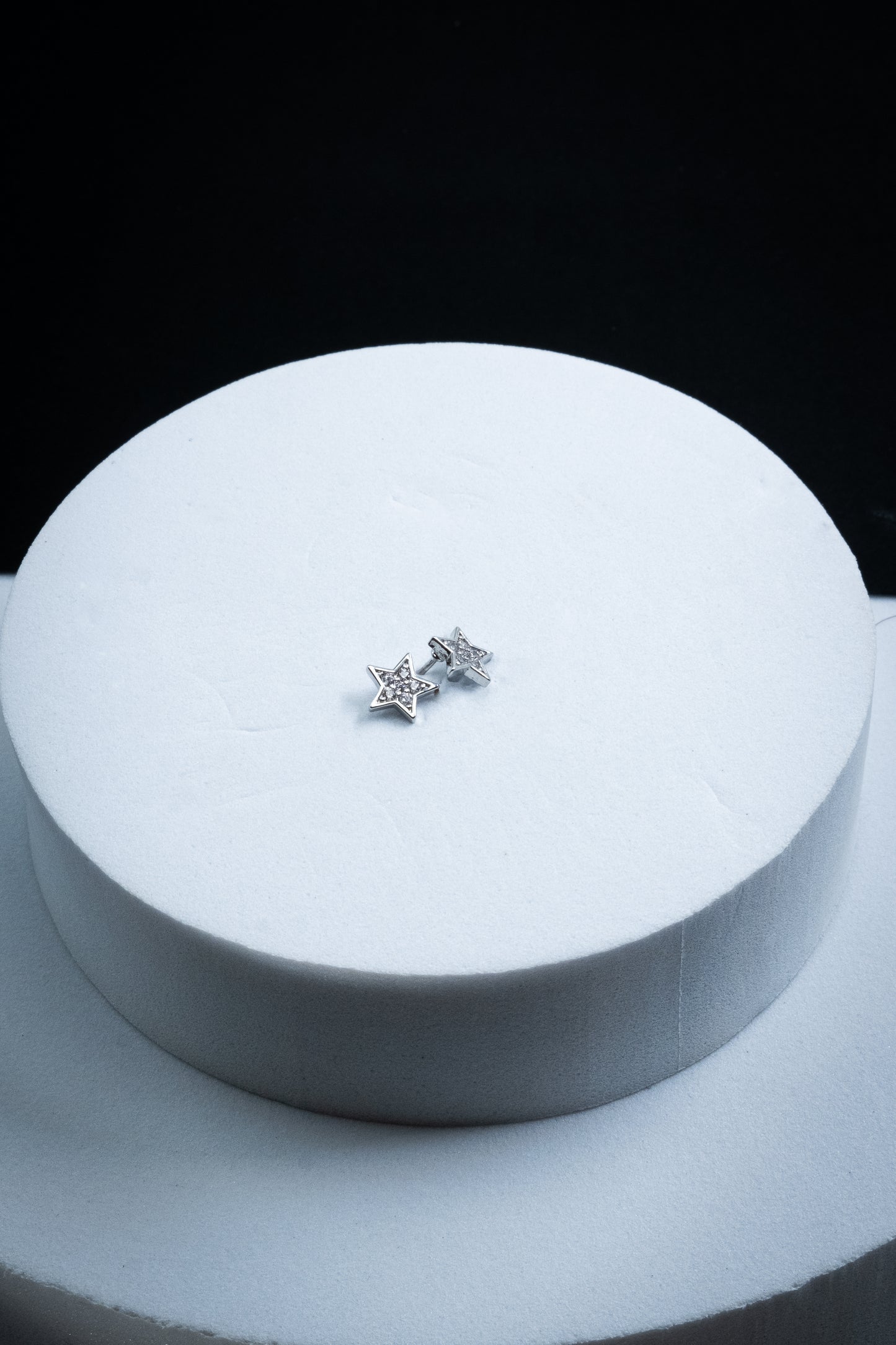 SET ORECCHINI STELLE CRISTALLI ARGENTO