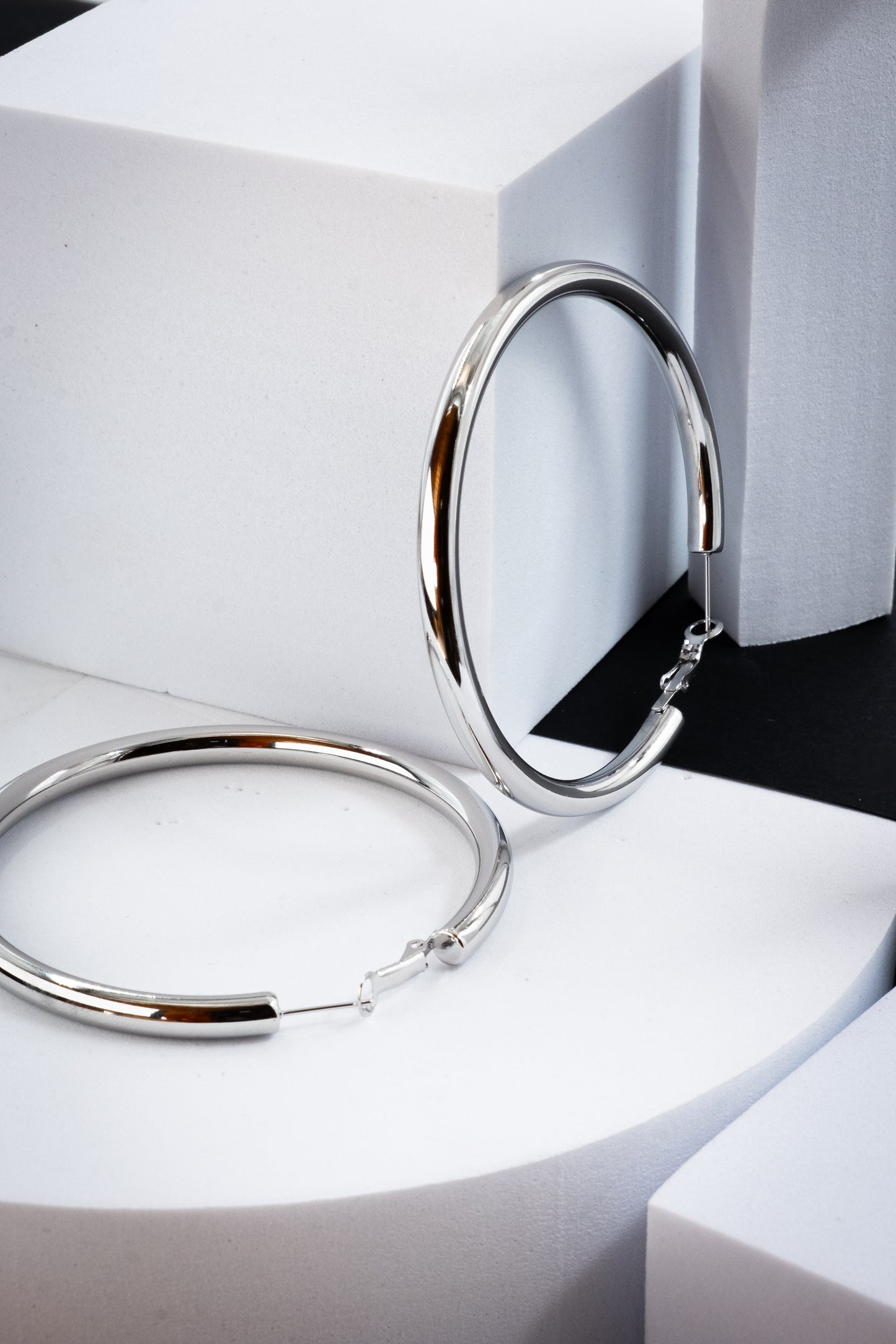 CERCHI A TUBO ARGENTO 70 mm