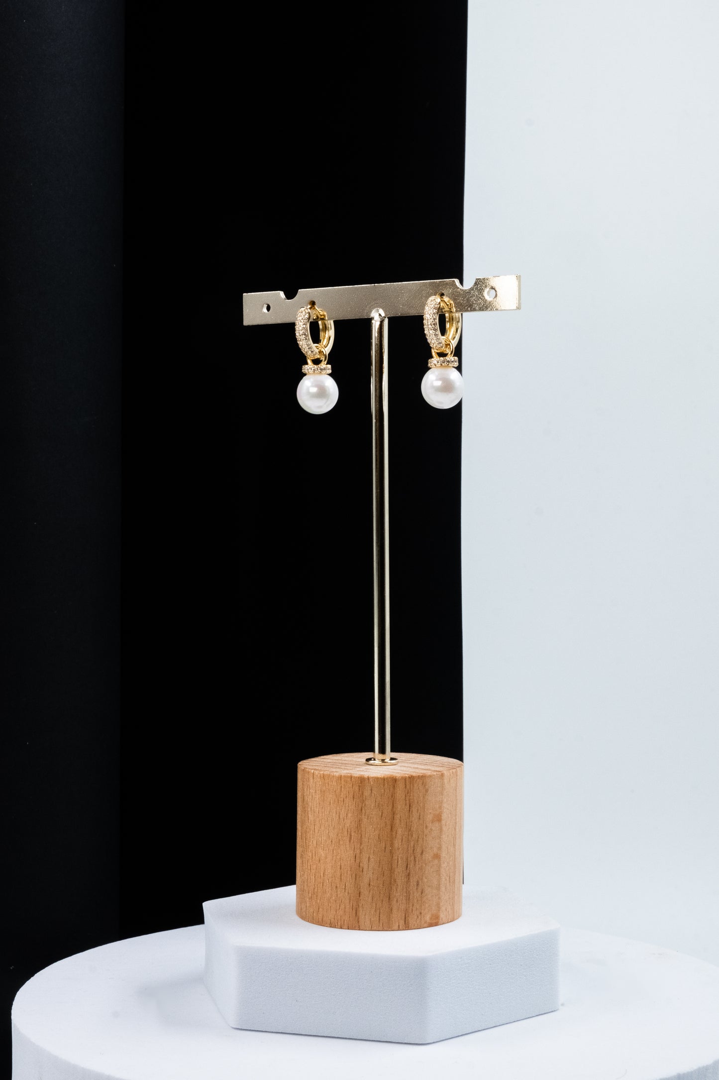 ORECCHINI CERCHIETTO PERLA ORO