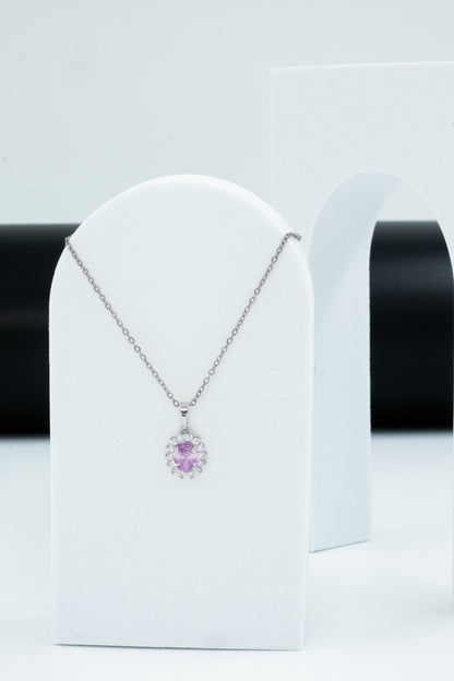 Completo "Kate" 4 pezzi: Argento e Viola