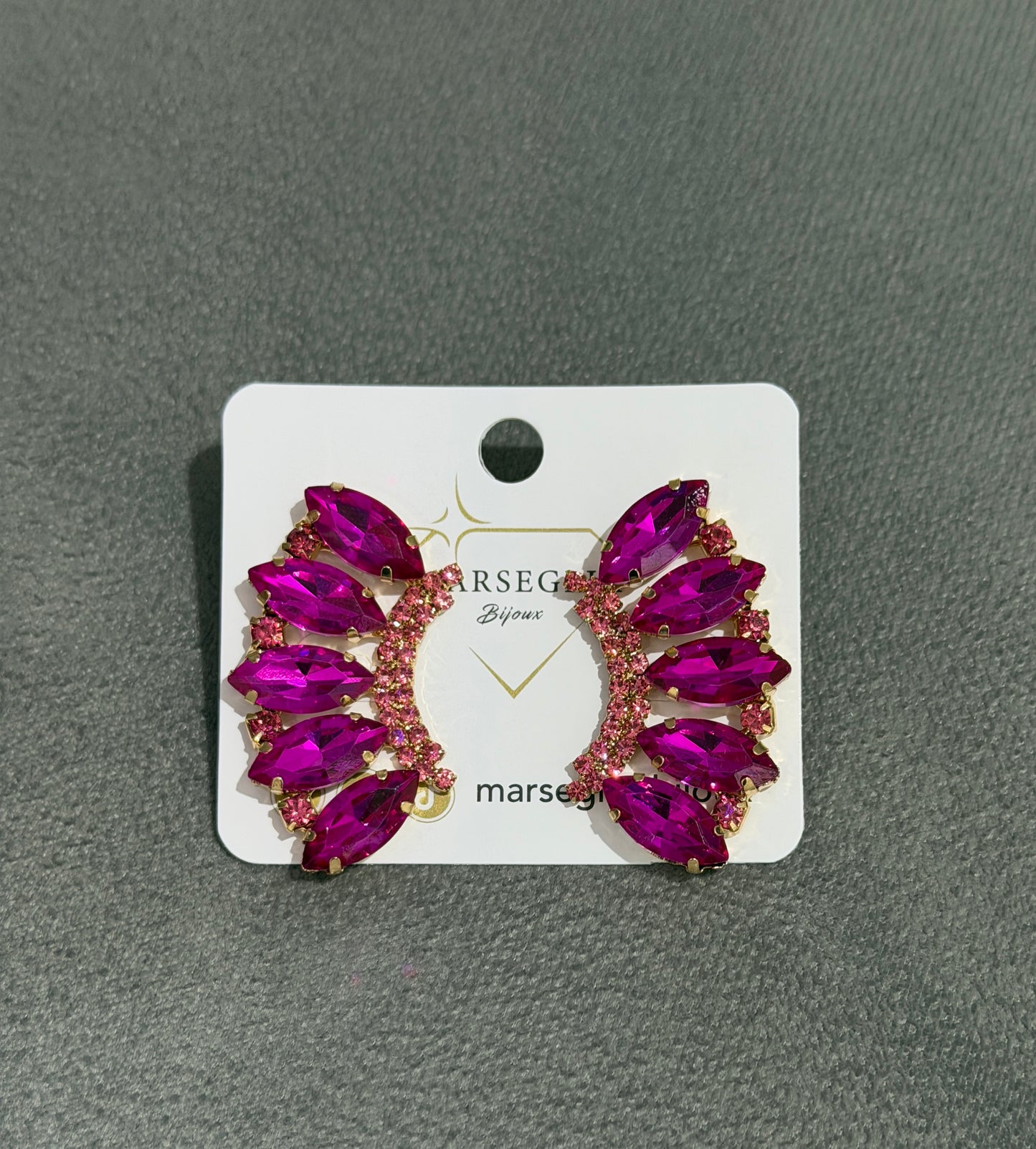 ORECCHINI FASHION FUCSIA