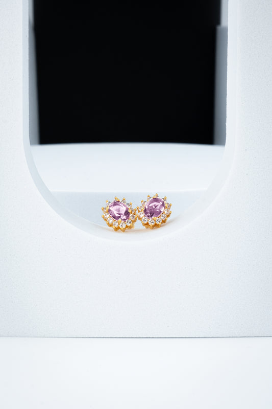 ORECCHINI KATE ORO & VIOLA