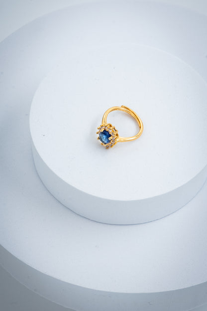 Completo "Kate" 4 pezzi: Oro e Blu