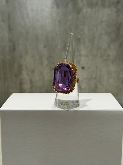 ANELLO RETTANGOLARE FASHION GLICINE