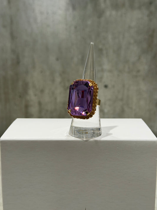 ANELLO RETTANGOLARE FASHION GLICINE