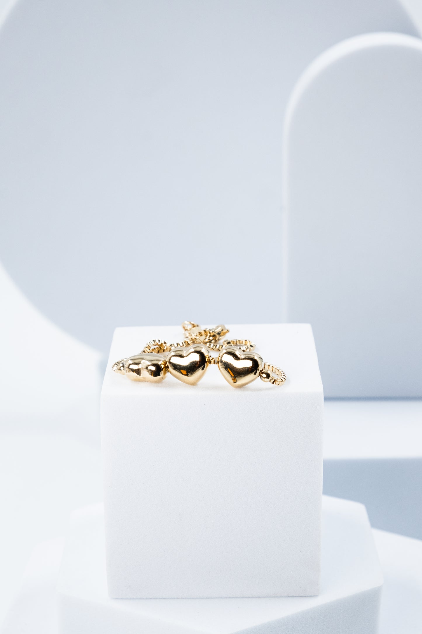 BRACCIALE 3 CUORI ORO