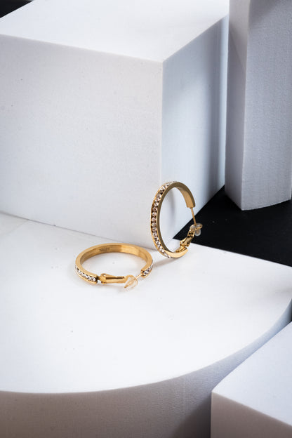 CERCHI DIAMOND ORO 30 mm