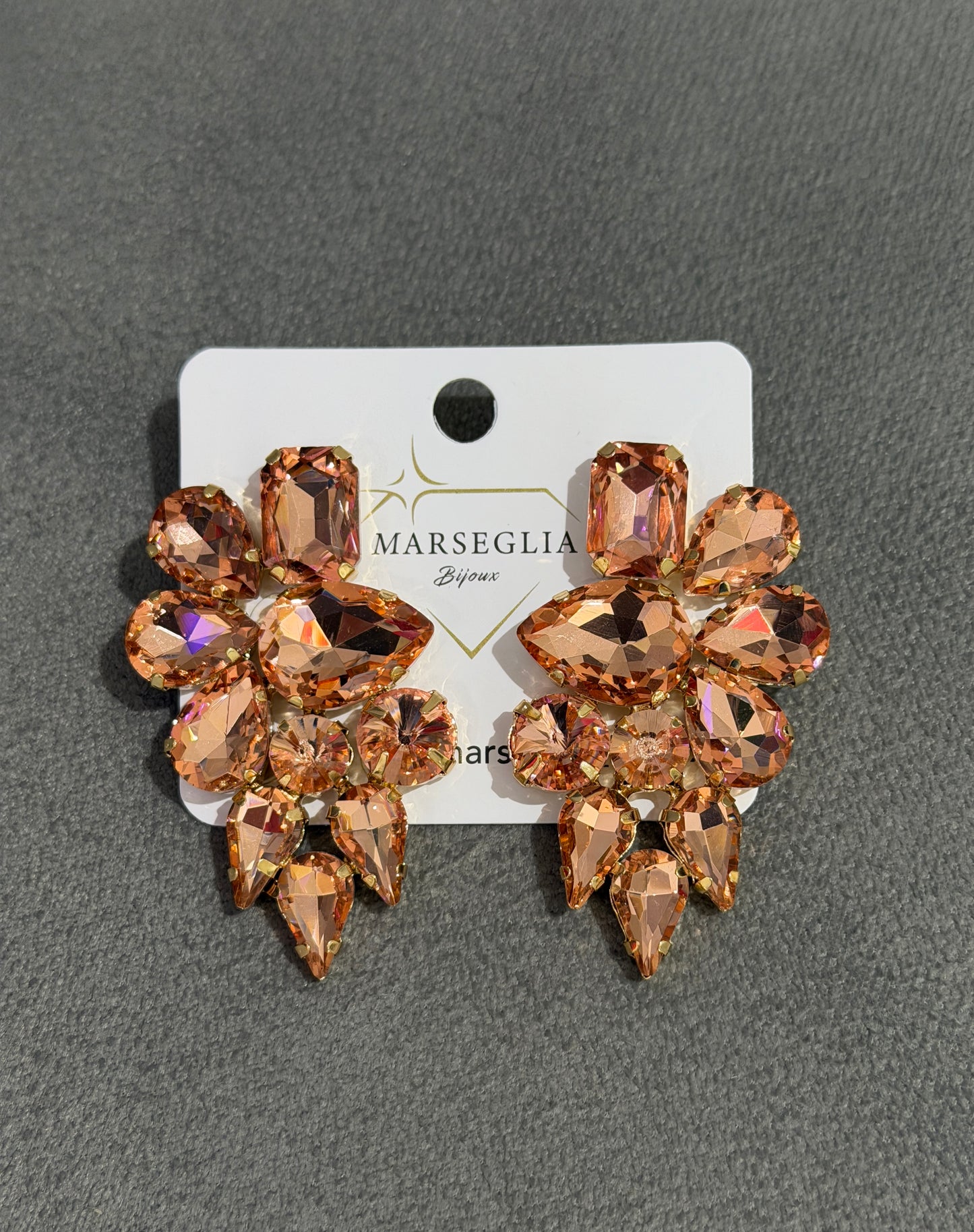 ORECCHINI FASHION ROSA ANTICO