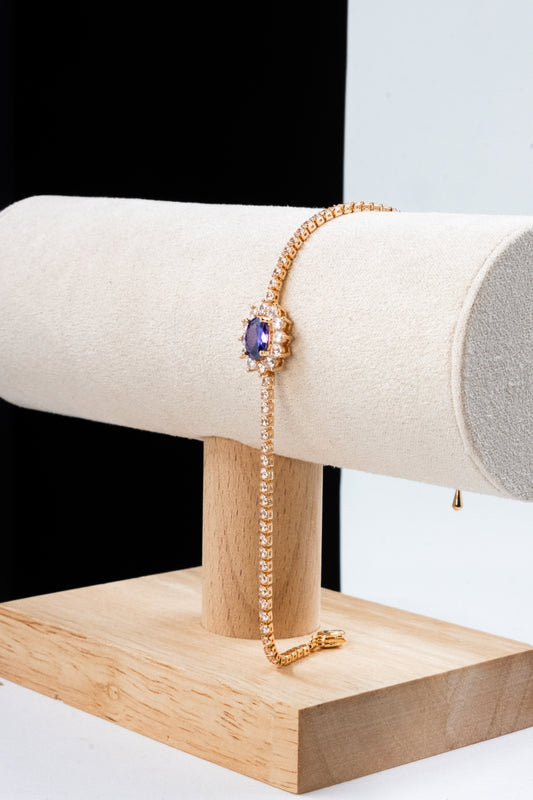 BRACCIALE KATE ORO & VIOLA