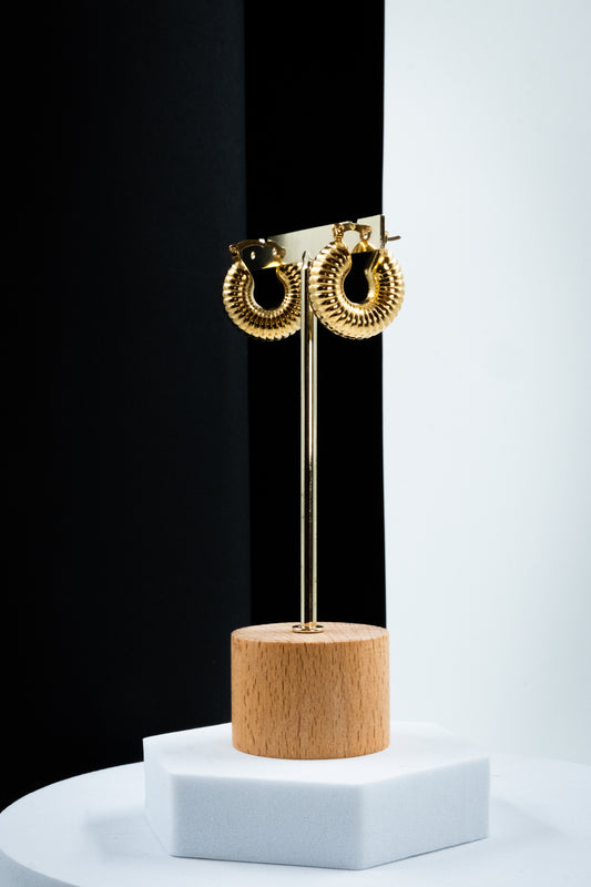 CERCHI RIGATI ORO 2 CM