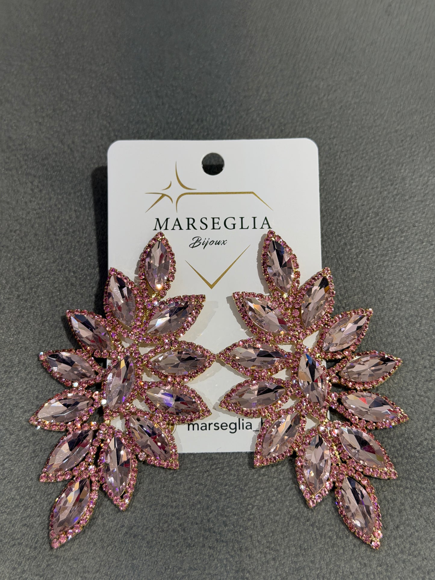 ORECCHINI FASHION ROSA