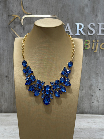 COLLANA FASHION BLU
