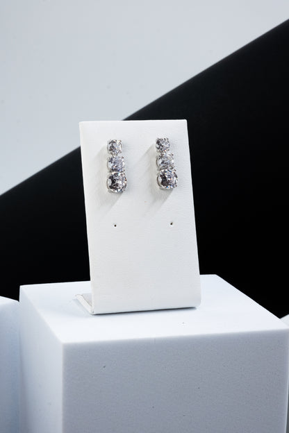 ORECCHINI TRILOGI ARGENTO