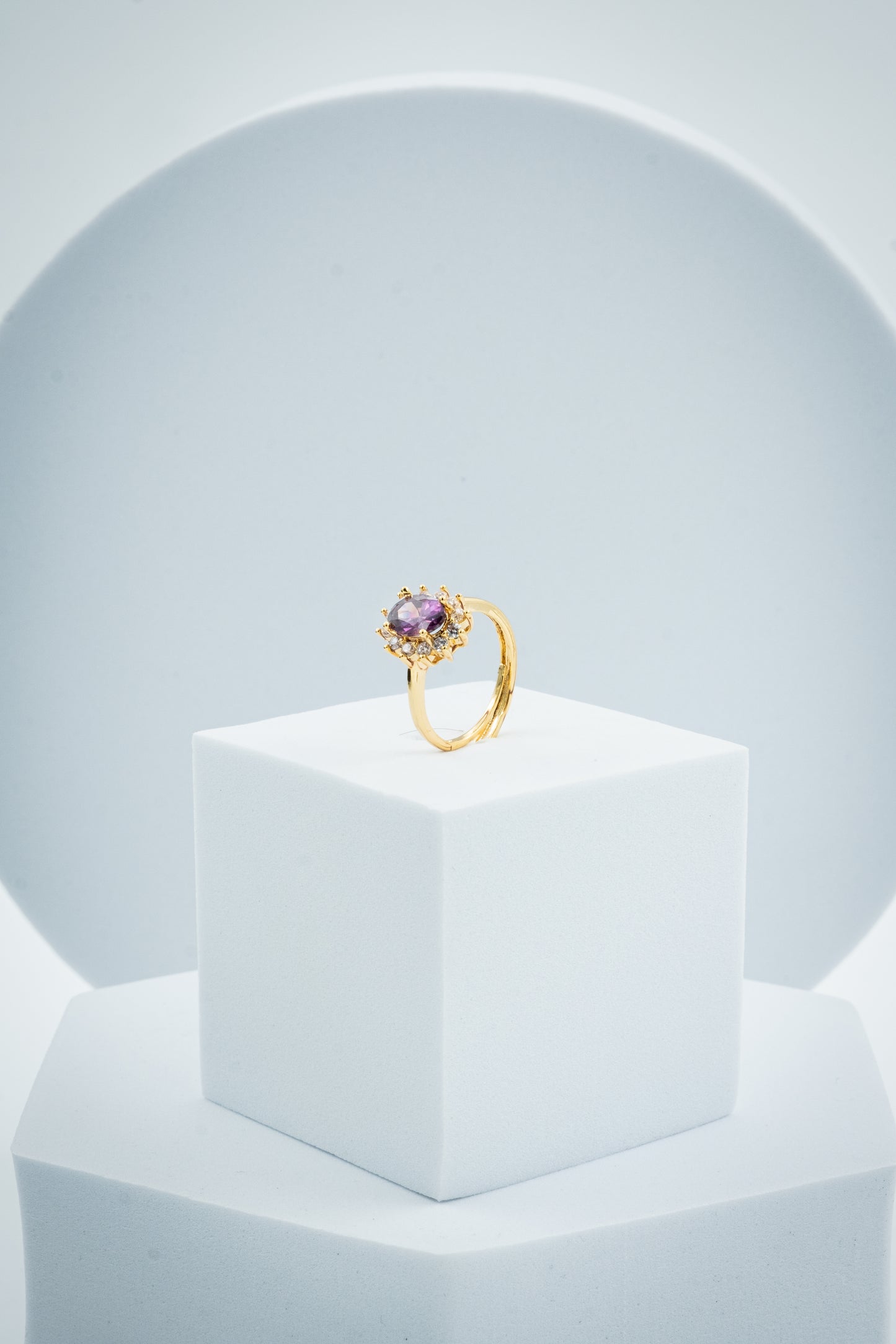 ANELLO KATE ORO & VIOLA