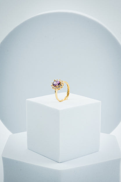 ANELLO KATE ORO & VIOLA