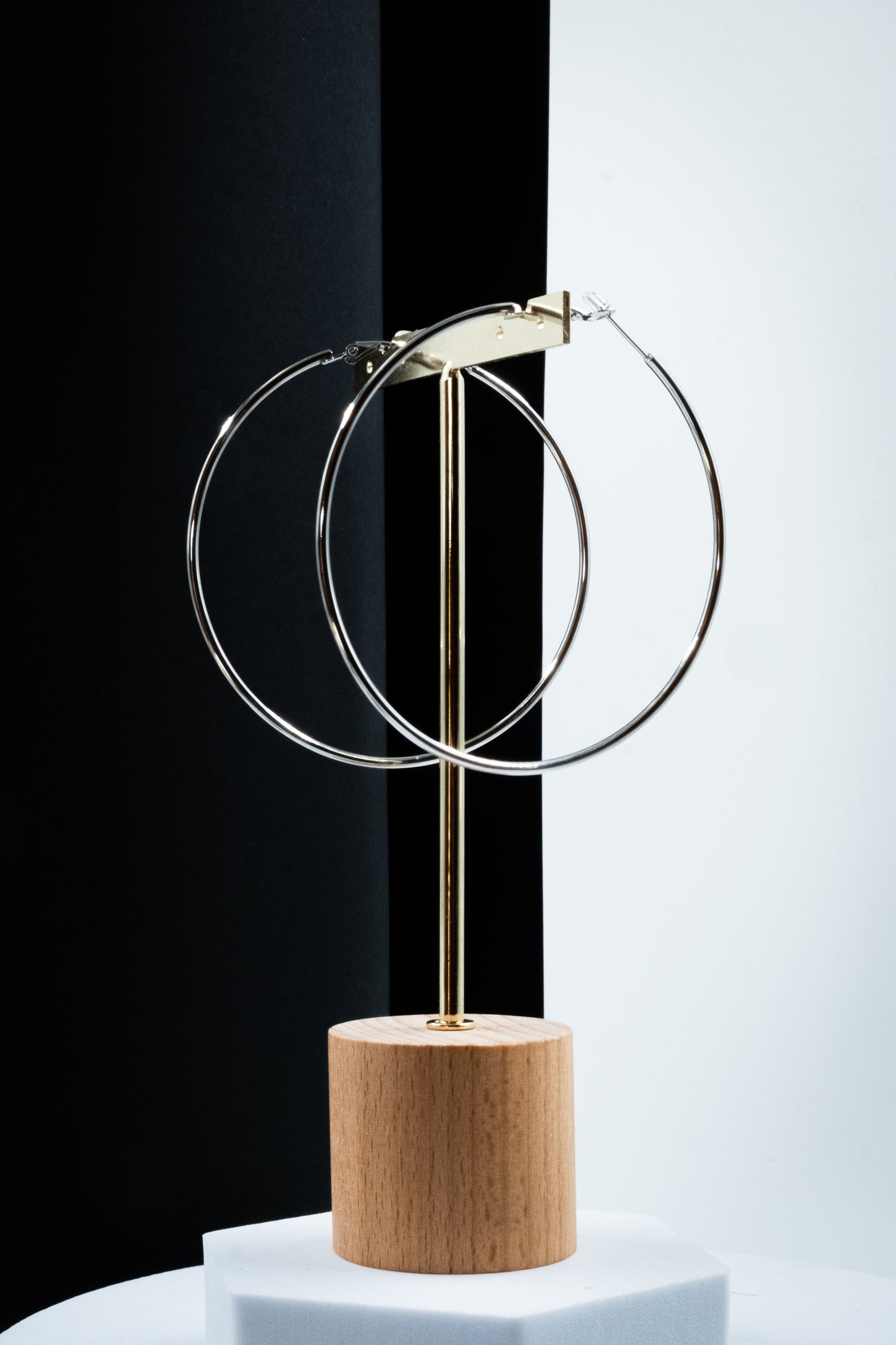 CERCHI SOTTILI ARGENTO 70 mm