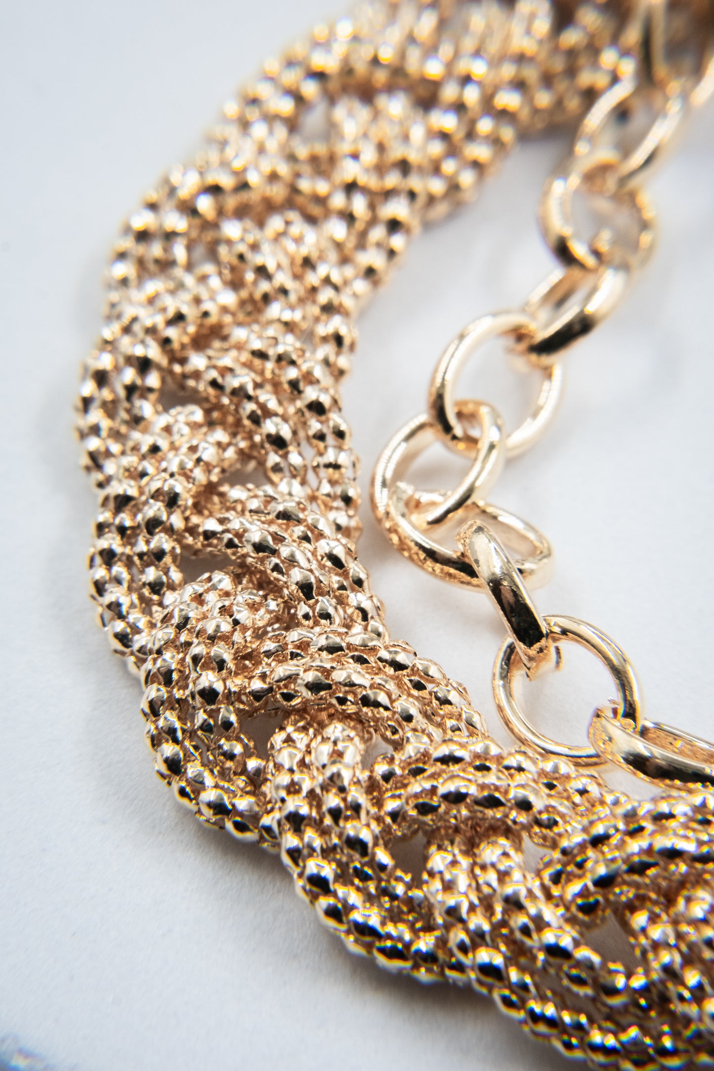 CINTURA INTRECCIATA ORO