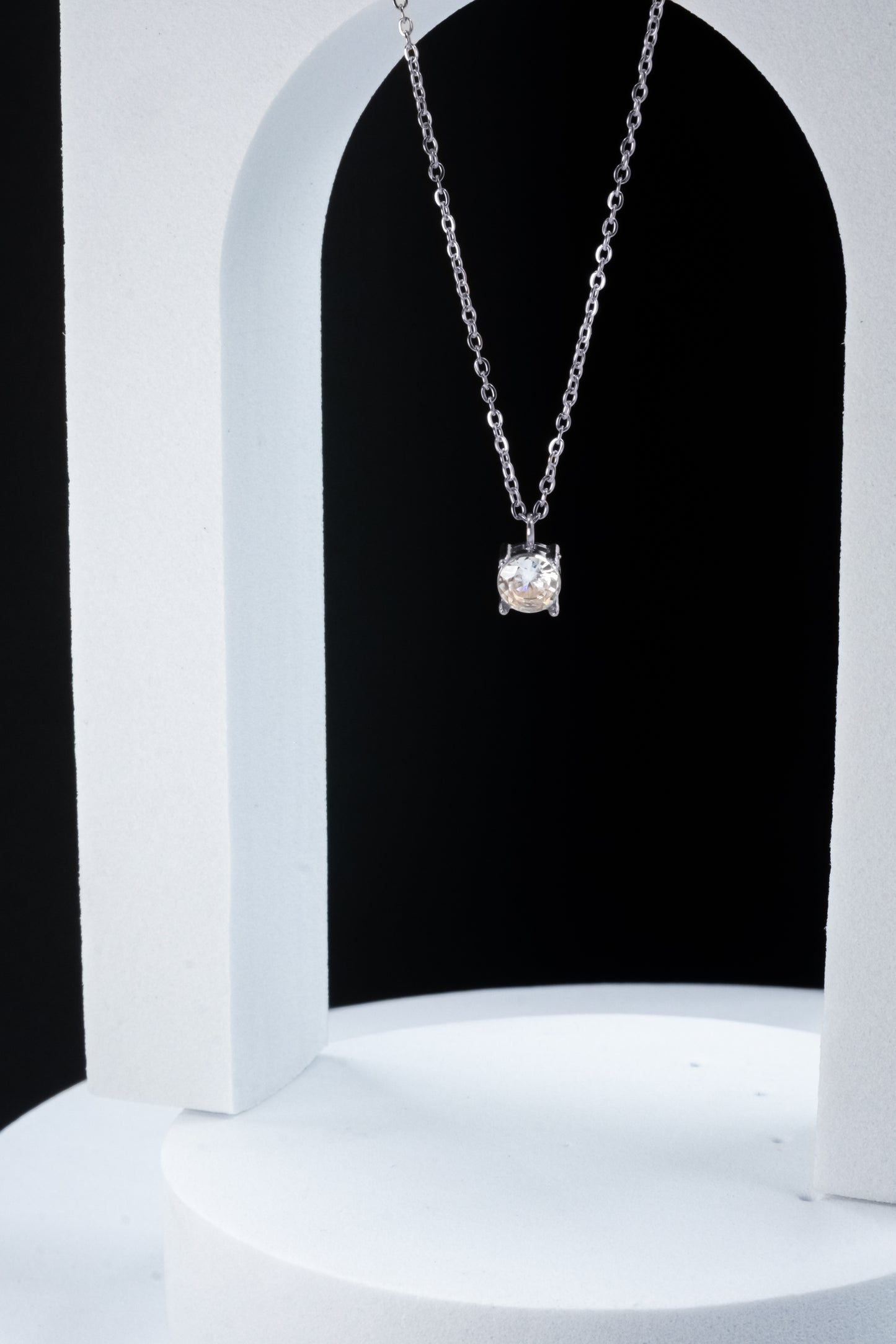 COLLANA PUNTO LUCE ARGENTO