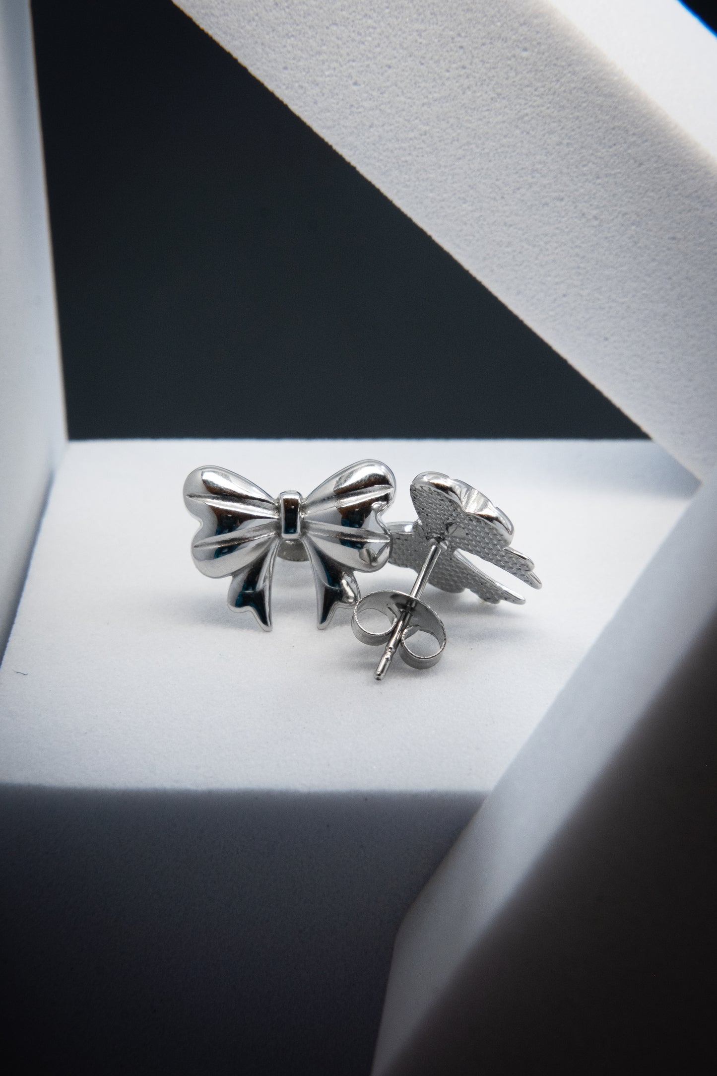 ORECCHINI FIOCCO ARGENTO