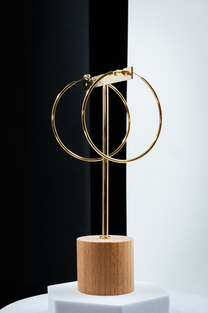 CERCHI SOTTILI ORO 60 mm