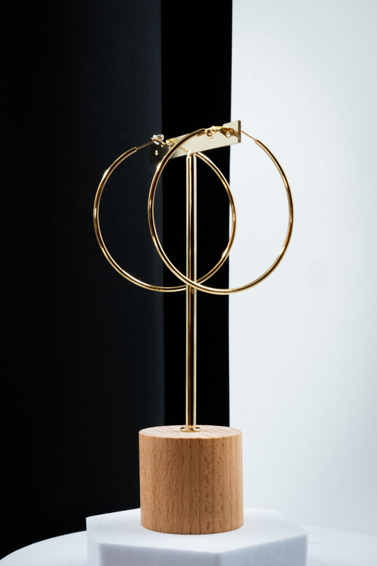 CERCHI SOTTILI ORO 60 mm