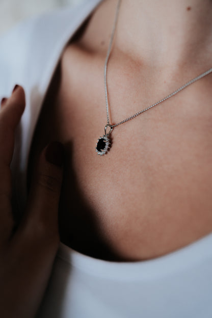 Completo "Kate" 4 pezzi: Argento e Nero