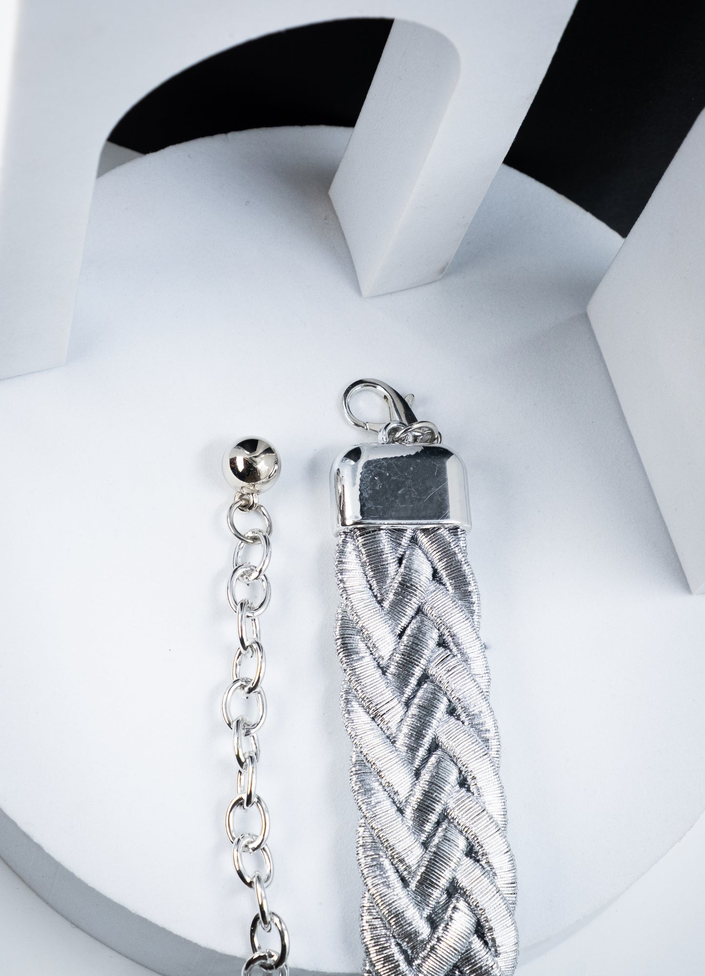 CINTURA LUREX ARGENTO