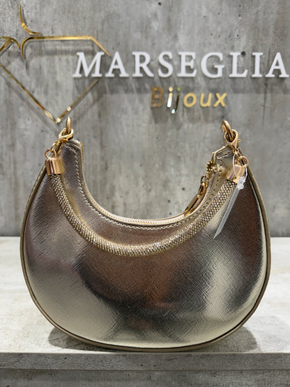 POCHETTE GLITTER ORO