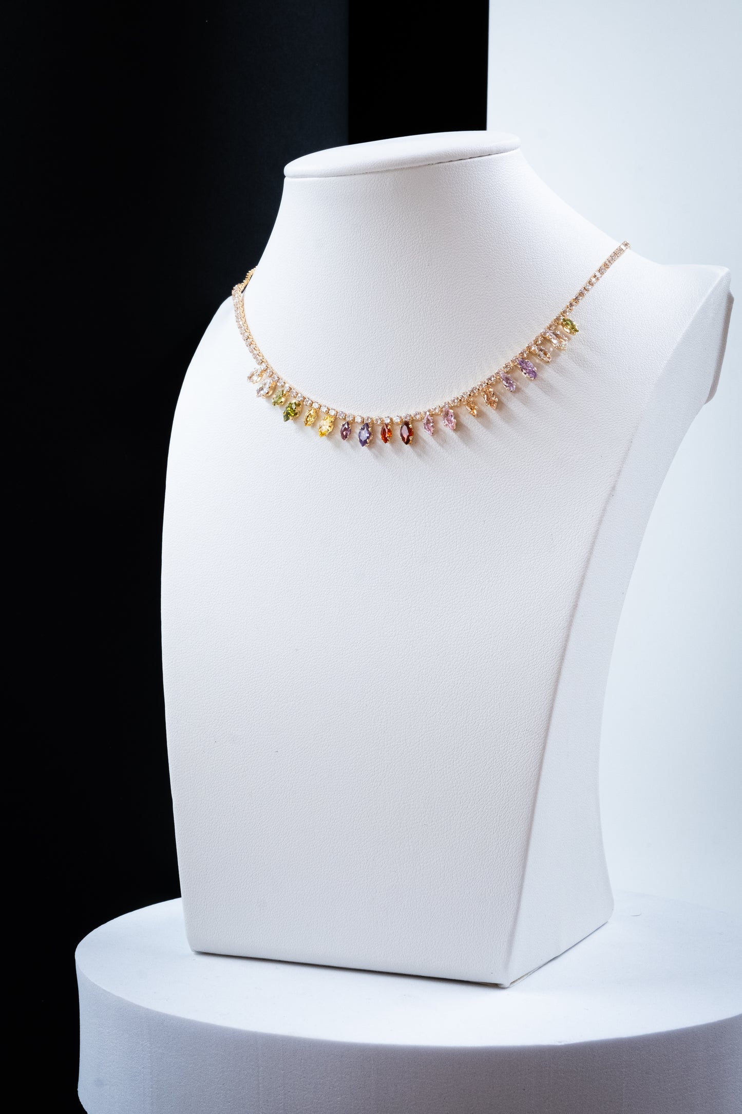 COLLANA GOCCIA ORO & MULTICOLOR