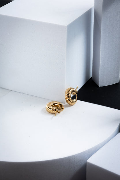 CERCHI RIGATI ORO 1,5 CM