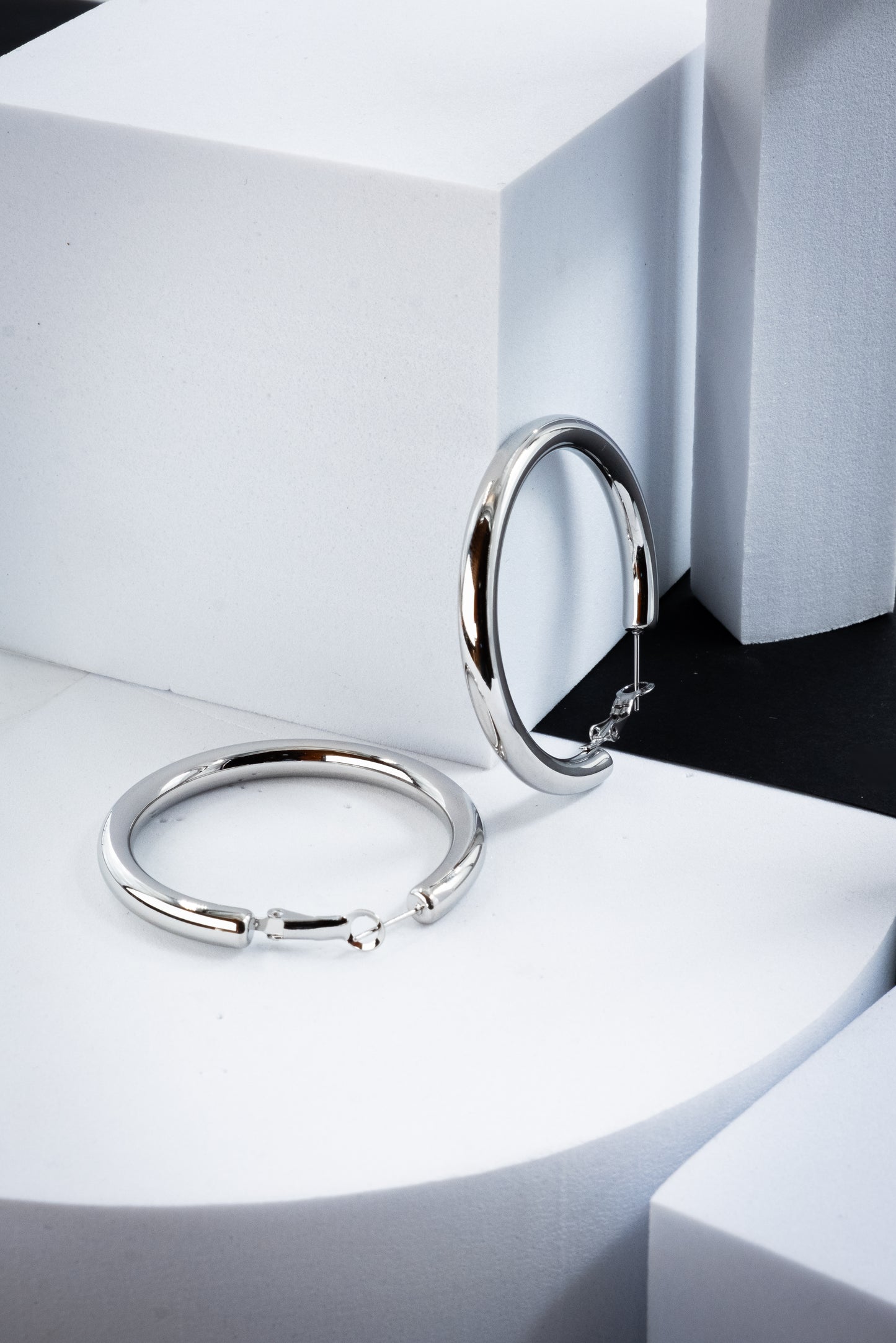 CERCHI A TUBO ARGENTO 50 mm