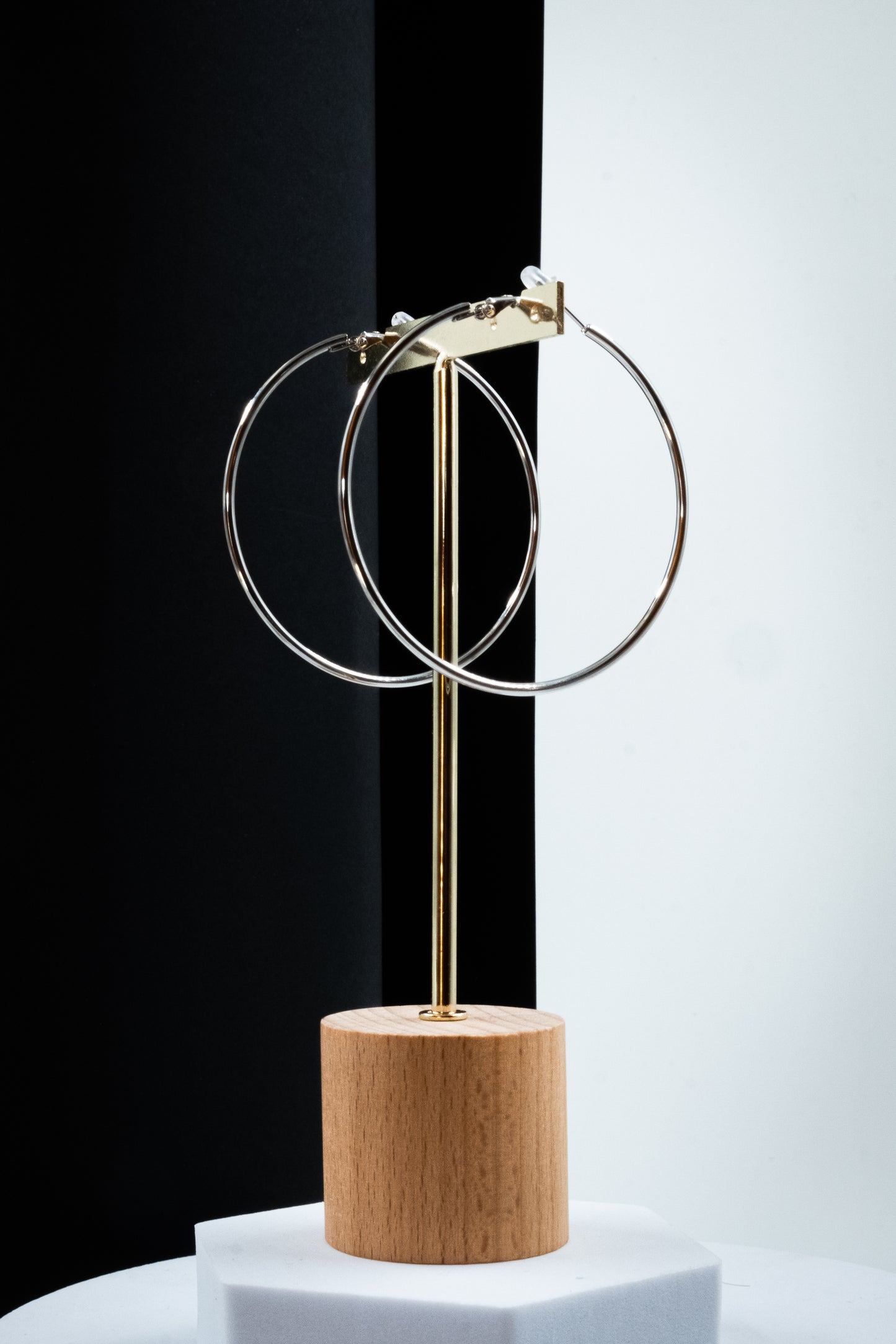 CERCHI SOTTILI ARGENTO 60 mm