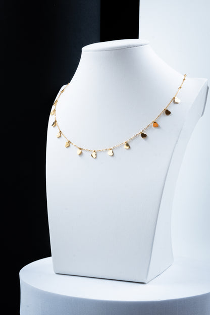 COLLANA CUORI ORO