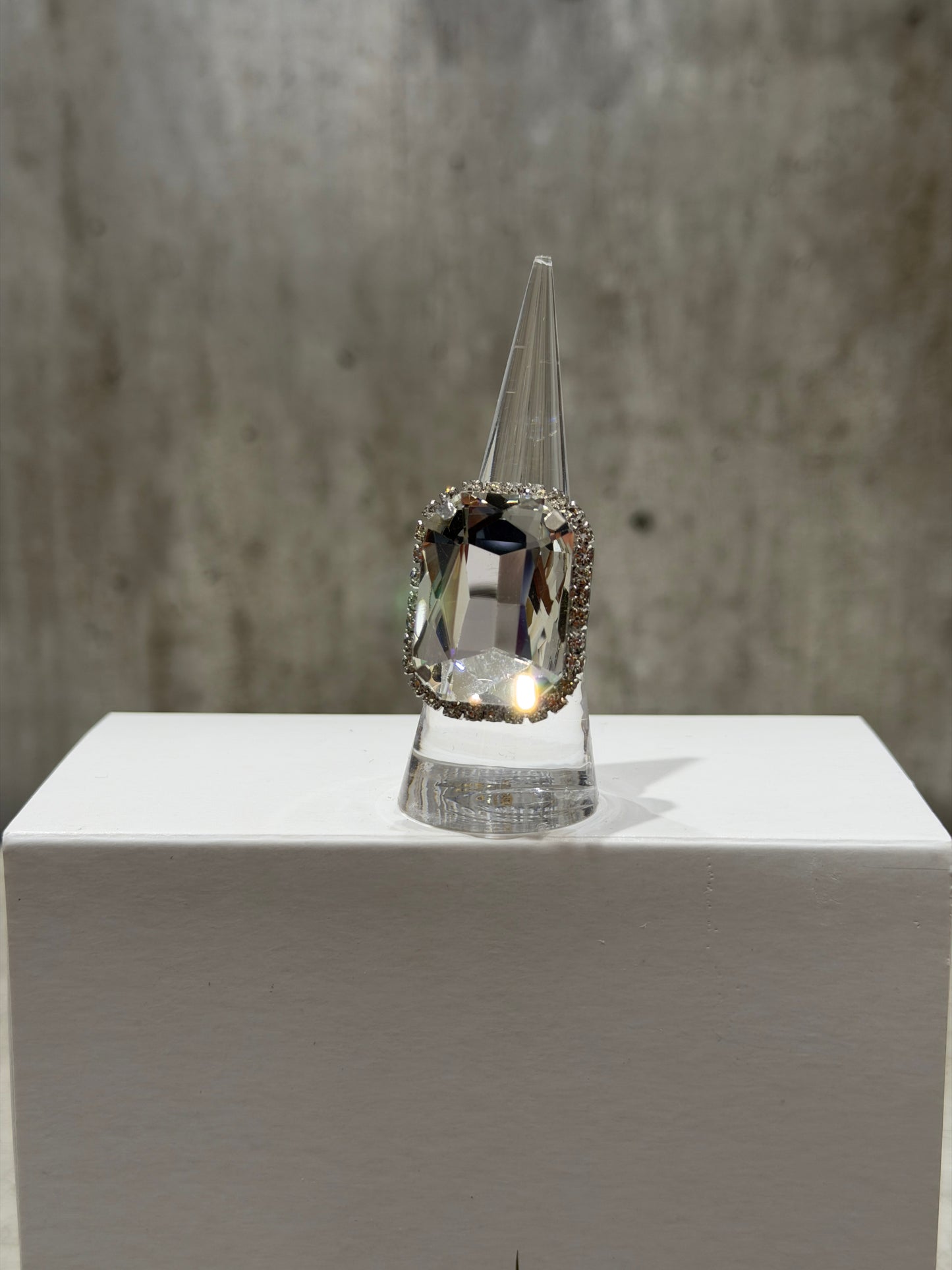 ANELLO RETTANGOLARE FASHION ARGENTO