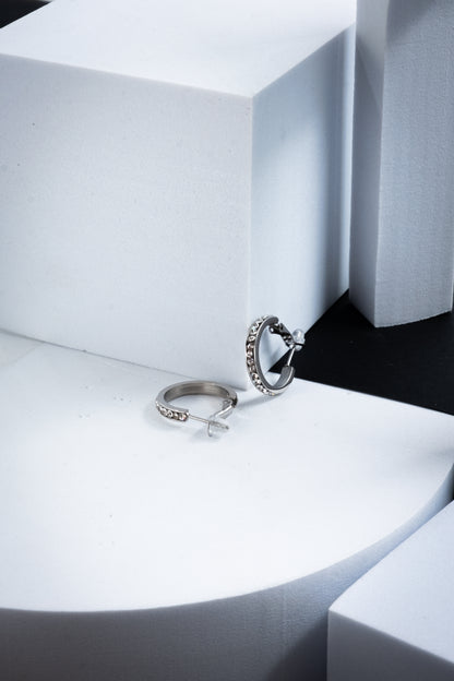 CERCHI DIAMOND ARGENTO 20 mm