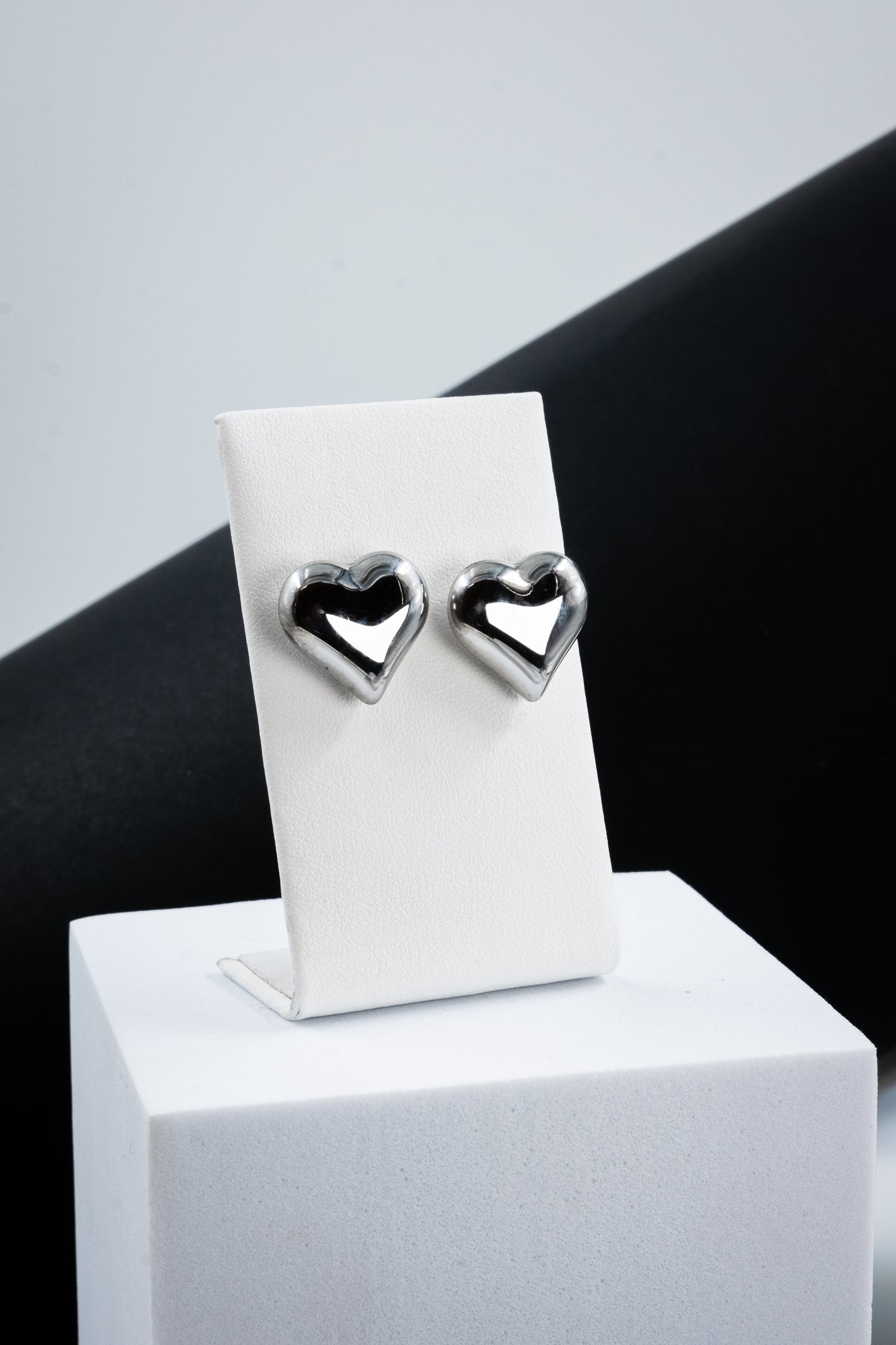 ORECCHINI CUORE ARGENTO 2 CM