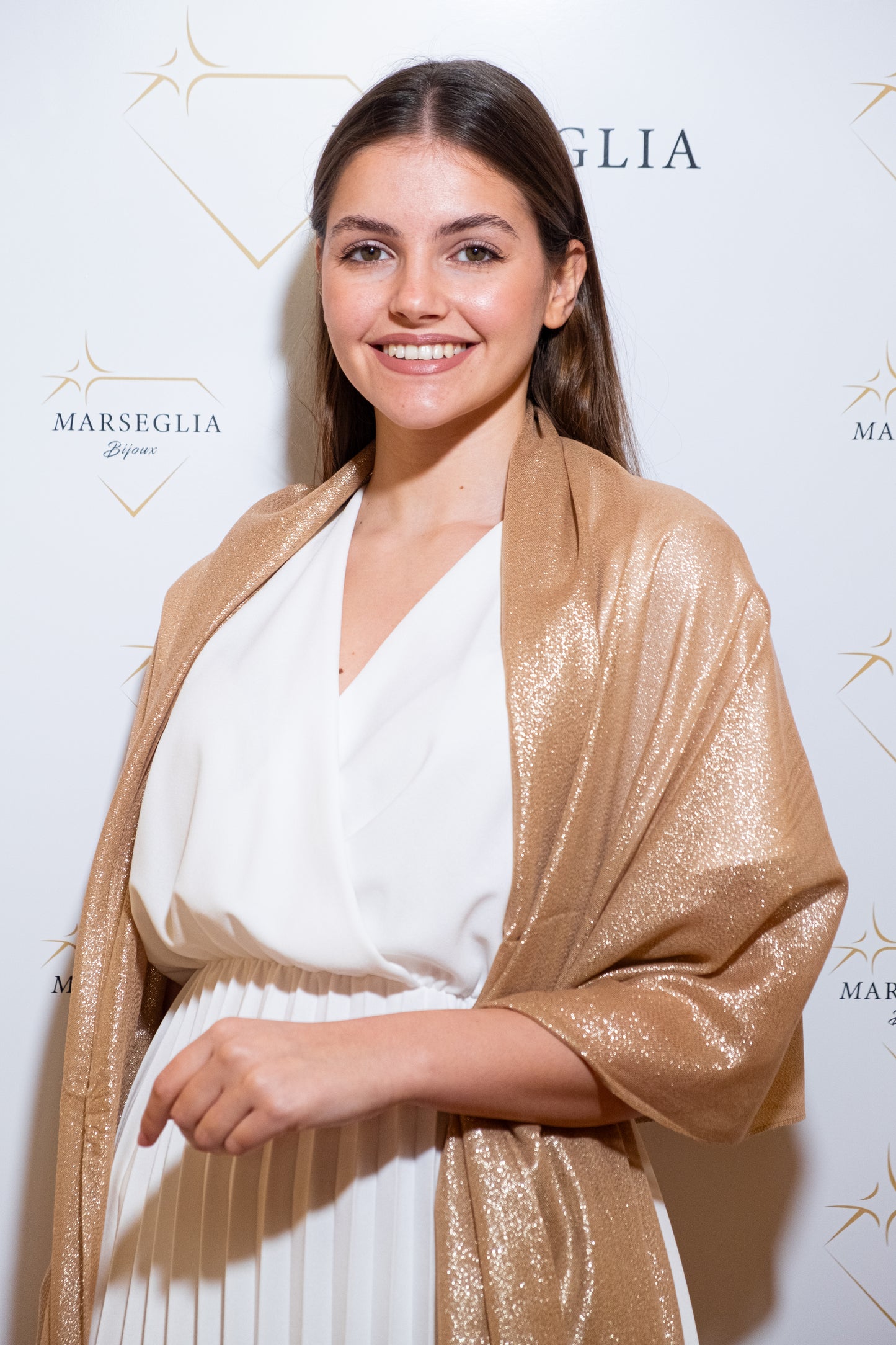 STOLA VISCOSA LUREX ORO SCURO