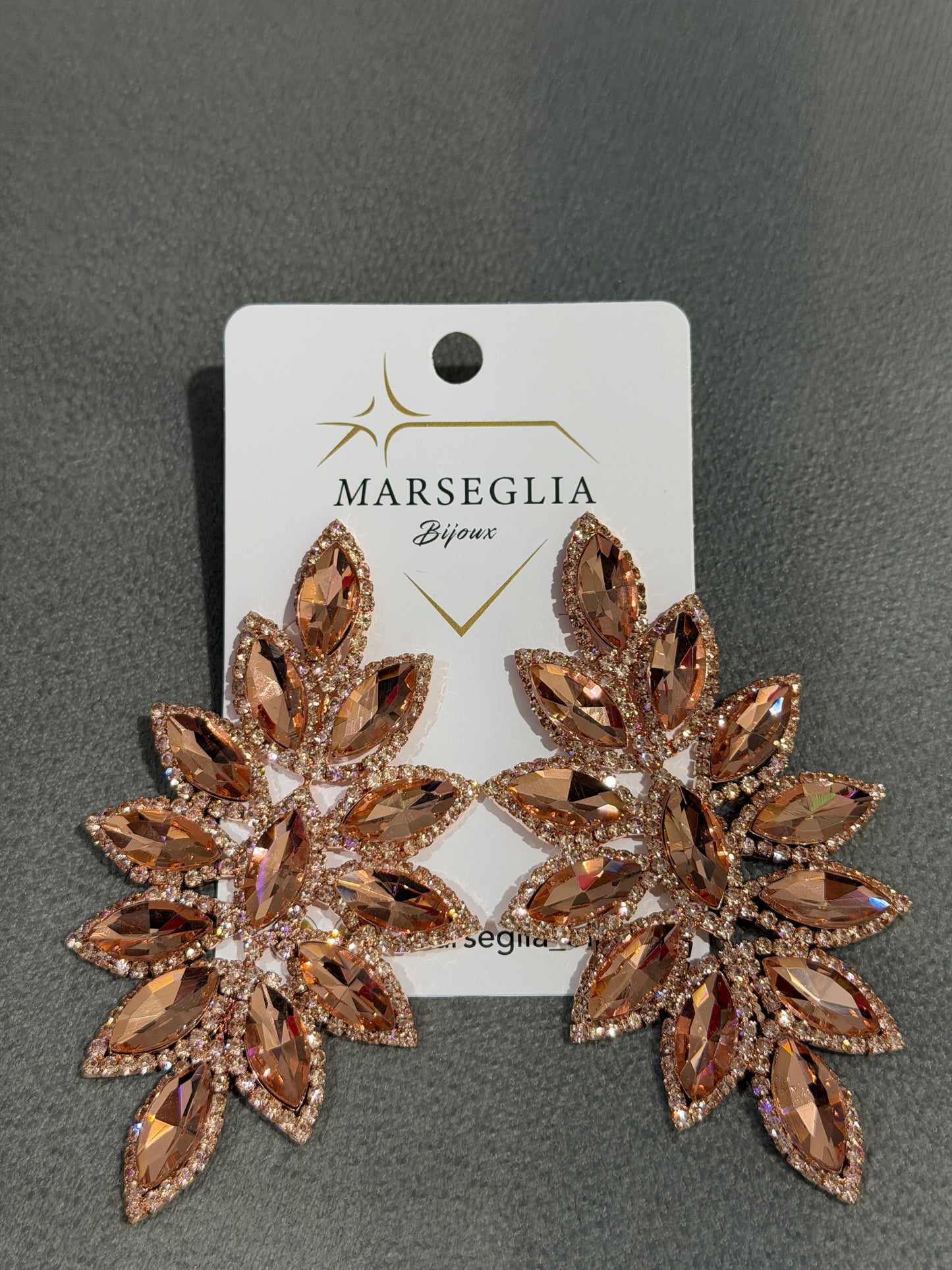 ORECCHINI FASHION ROSA ANTICO