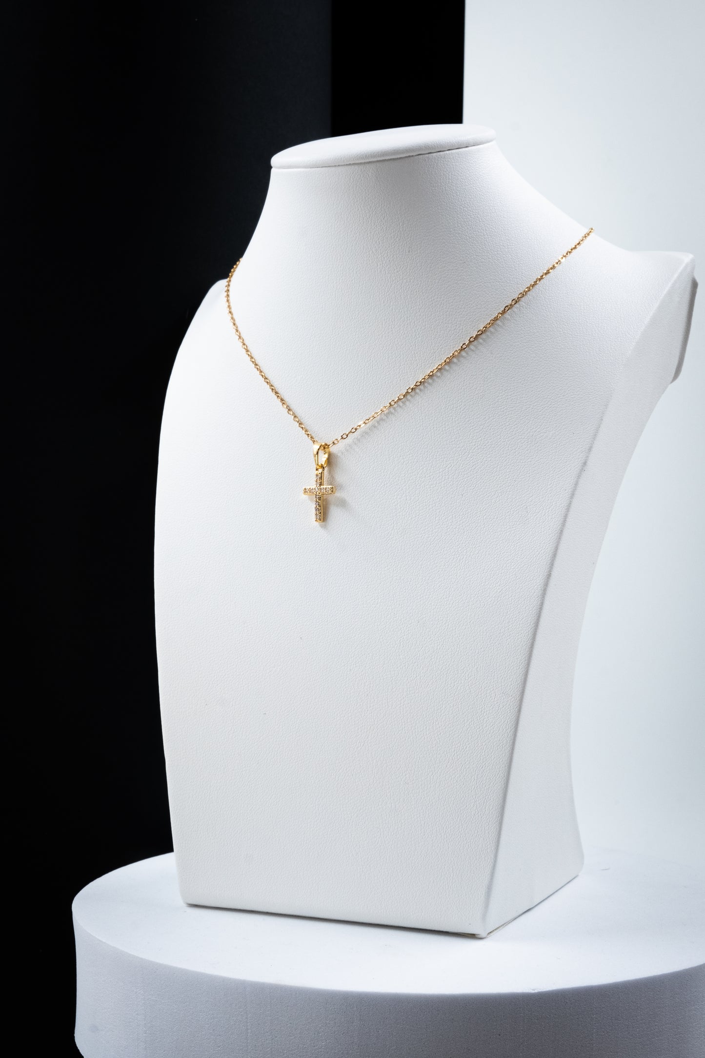 COLLANA CROCE ORO 1,5 CM