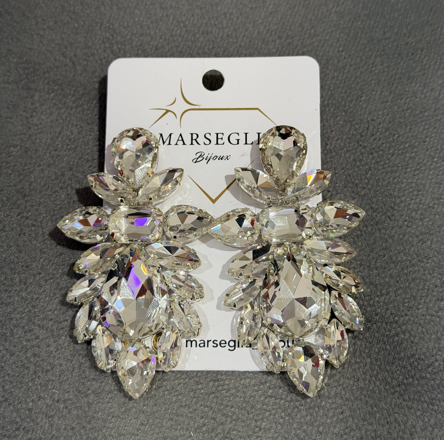 ORECCHINI CLIP FASHION ARGENTO