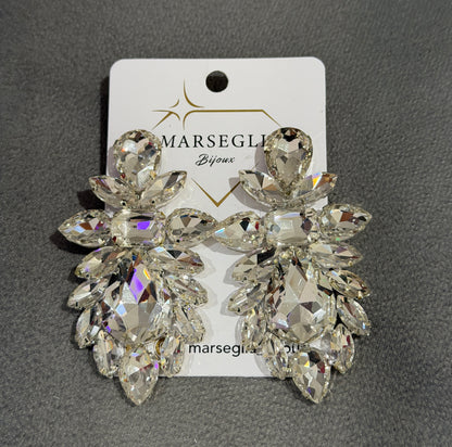ORECCHINI CLIP FASHION ARGENTO