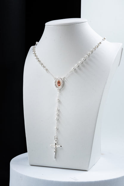 COLLANA ROSARIO MILLELUCI ARGENTO